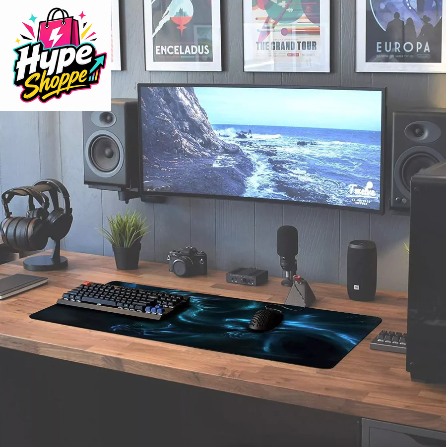 Extended Gaming Mouse Pad Desk Keyboard Mat Large Size 800MM X 300MM 31X12