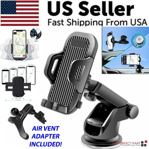 360° Universal Mount Holder Car Stand Windshield for Mobile Cell Phone GPS
