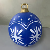 JumboJoy 23.6-Inch Inflatable Christmas Ornament – Outdoor PVC Holiday Decor