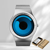 NEW Creative Quartz Watches Men Top Fashion Brand Casual Stainless Steel Mesh Band Unisex Watch Clock Male Female Gentleman Gift