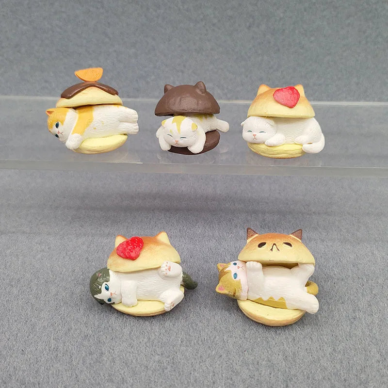 Mofusand Burger Cat Blind Box Series Kitty Figures