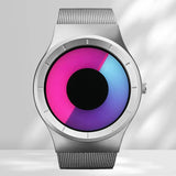 NEW Creative Quartz Watches Men Top Fashion Brand Casual Stainless Steel Mesh Band Unisex Watch Clock Male Female Gentleman Gift