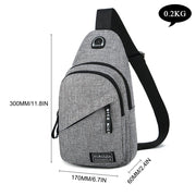 SwitchSide Sling Oxford cloth day pack detail
