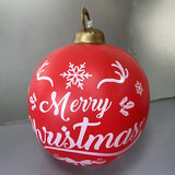 JumboJoy 23.6-Inch Inflatable Christmas Ornament – Outdoor PVC Holiday Decor