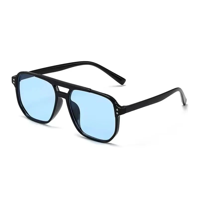 Vintage Aviator Sun Glasses for Men or Women Big Oversized Retro Aviators Sunglasses Unisex Square Shades