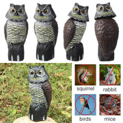 HootMotion owl garden deterrent side view