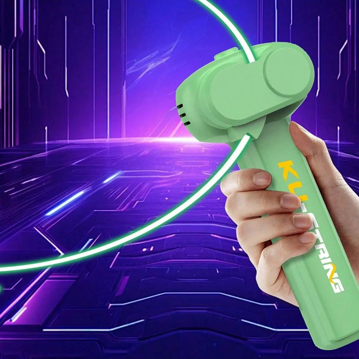 Magic Zip String Rope Launcher Glow in the Dark Luminous String Toy 