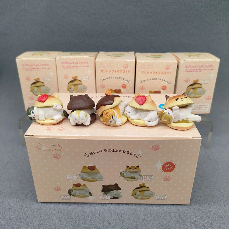 Mofusand Burger Cat Blind Box Series Kitty Figures