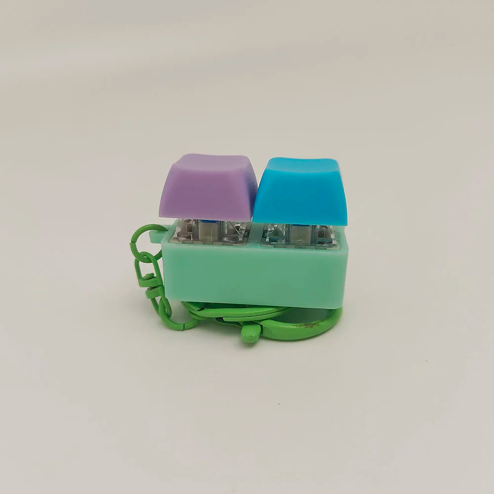 Mechanical Keyboard Pop Fidget Keychain Bag Charm