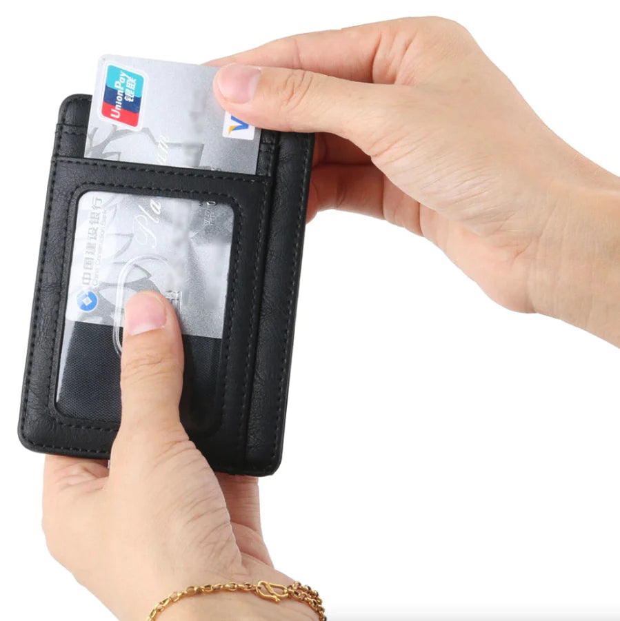 Removing a card from the clear ID window