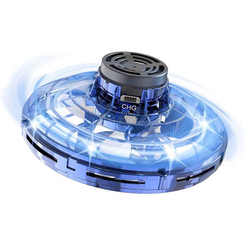 SkyLoop LED Flying UFO Spinner – USB Rechargeable Toy