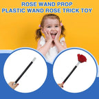Magic Stick Rose Flower Trick Toy Appearing Flower Magic Prop Close up Stage Street Magic Illusion Gimmick Kids Birthday Gift