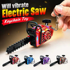 FTCY Mini Chainsaw Model Key Rings Pendant Realistic Logging Saw Key Adults Stress Relief Keychains Funny Key Gift