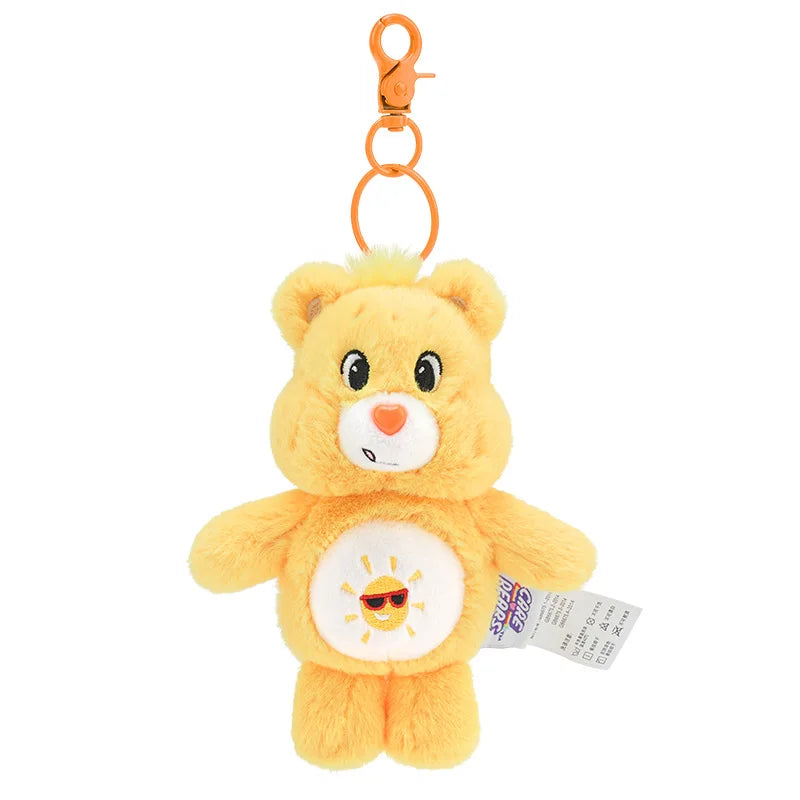 Genuine Carebears Bag Charms Scented Plush Keychain Stuffed Toys Keyring Keychain Backpack Charm