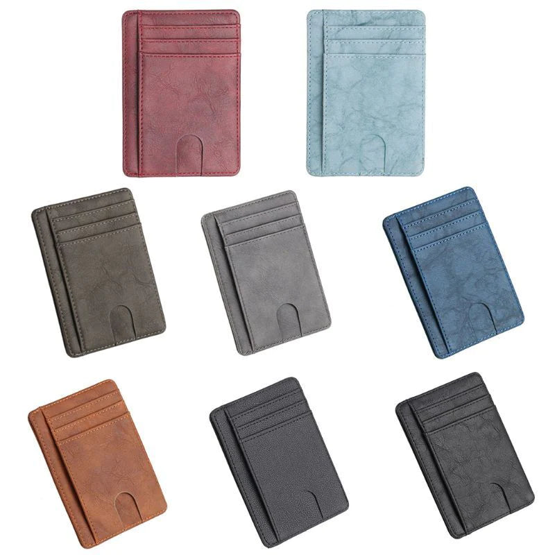 Slim wallet selection in multiple smooth colors