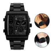 TriTrack X3 watch front view with analog and digital display