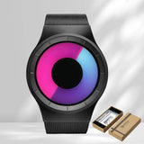 NEW Creative Quartz Watches Men Top Fashion Brand Casual Stainless Steel Mesh Band Unisex Watch Clock Male Female Gentleman Gift