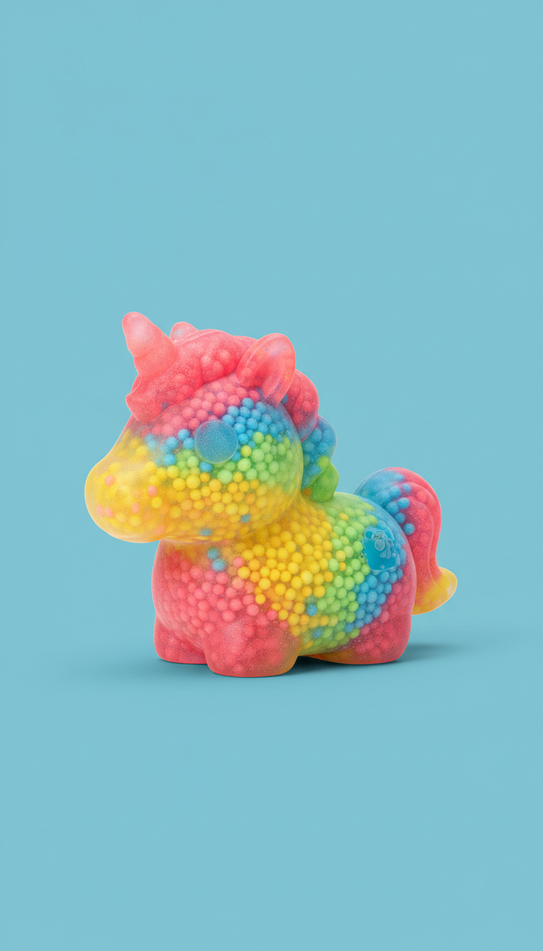 Bubble Fizz Unicorn Squishy Toy
