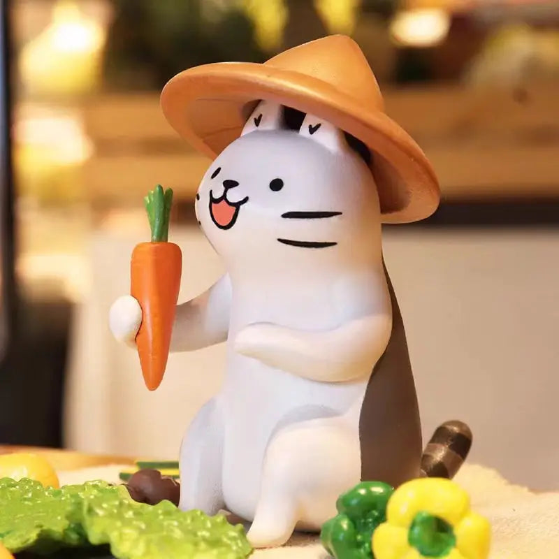 Ms Cat Blind Box Figure Toys Kittens Dolls Meow Market Blind Bag Decoration Kids Christmas Gift