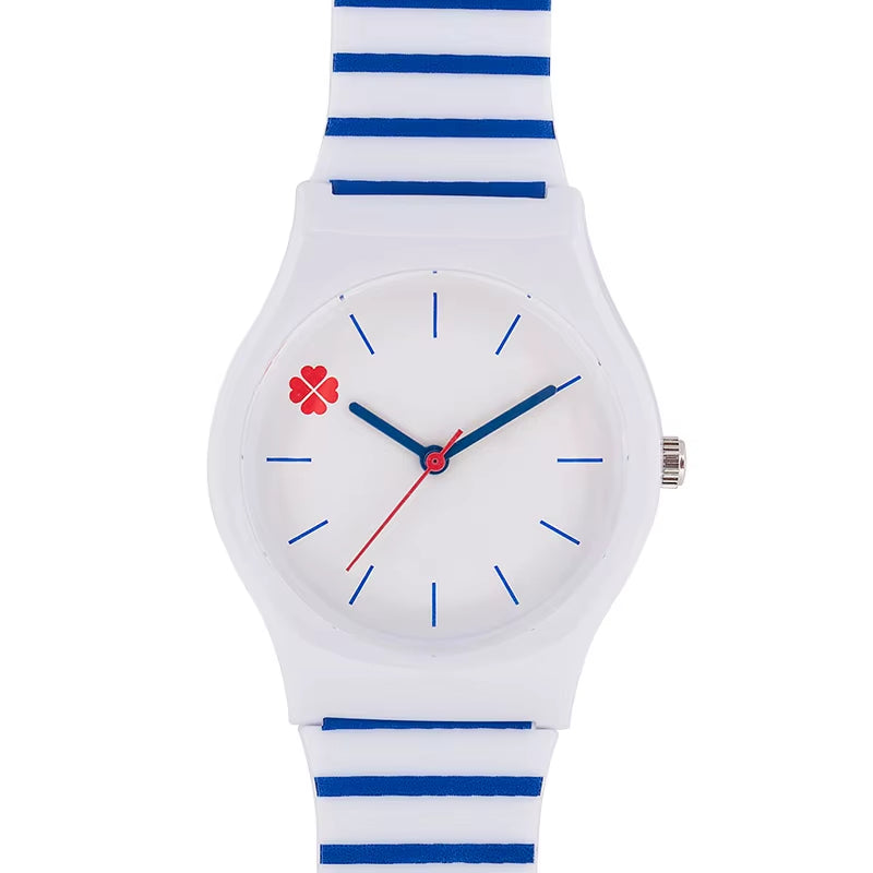 Casual Fashion Silicone Strap High Quality Classic Crystal Watch Cartoon Novelty Student/Women Watch
