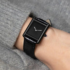 New Classic Square Watch for Men Women Simple Two-Hand Design Fashion Leather Strap Waterproof Quartz Wristwatches Drop Shipping