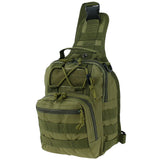 TrailGrid MOLLE tactical sling pack – Army Green