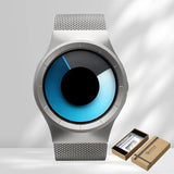NEW Creative Quartz Watches Men Top Fashion Brand Casual Stainless Steel Mesh Band Unisex Watch Clock Male Female Gentleman Gift