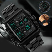 TriTrack X3 43mm black analog-digital wristwatch