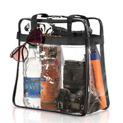 ClearLine Duo foldable clear PVC tote bag