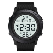 StealthDial D50 large black digital watch face