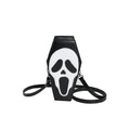 Skull Black coffin shoulder bag with strap
