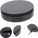 Intelligent Automatic Rotating Display Stand, ABS Black Motorized Turntable Stable Operation, Good Bearing Capacity, Easy to Operate, for Window Display and Advertising Use