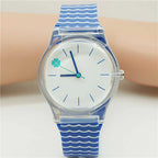 Casual Fashion Silicone Strap High Quality Classic Crystal Watch Cartoon Novelty Student/Women Watch