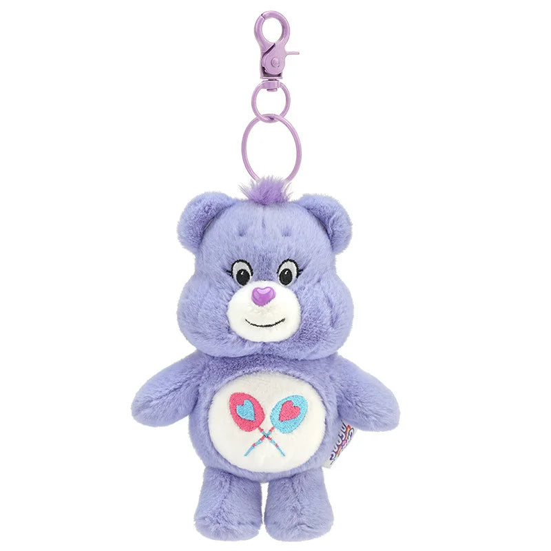 Genuine Carebears Bag Charms Scented Plush Keychain Stuffed Toys Keyring Keychain Backpack Charm