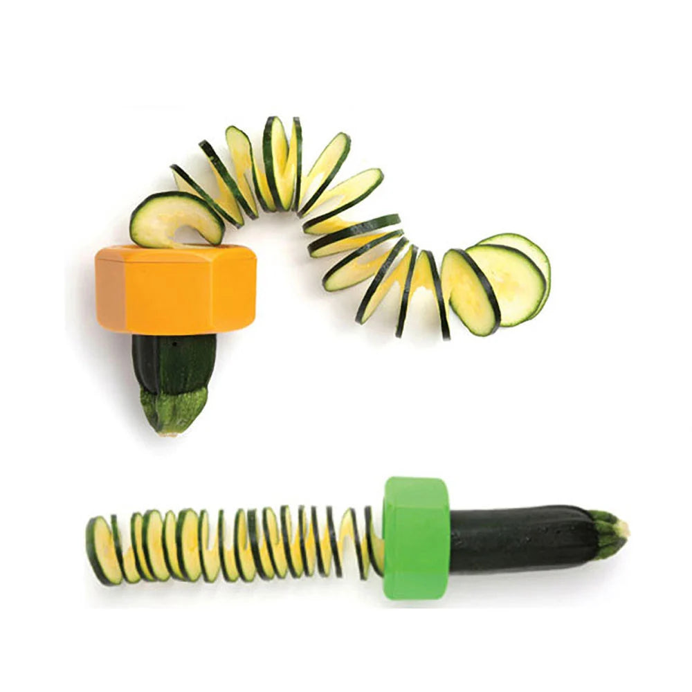 SpiralTwist™ Cucumber Spiral Slicer & Vegetable Garnish Cutter