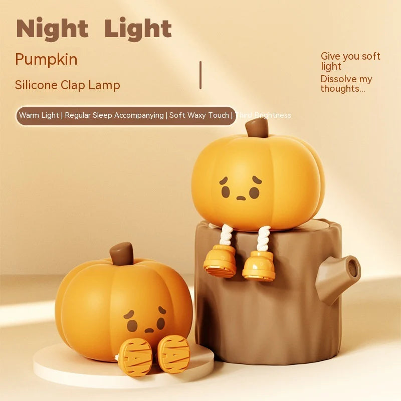 Compact pumpkin night light product display