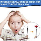 Magic Stick Rose Flower Trick Toy Appearing Flower Magic Prop Close up Stage Street Magic Illusion Gimmick Kids Birthday Gift