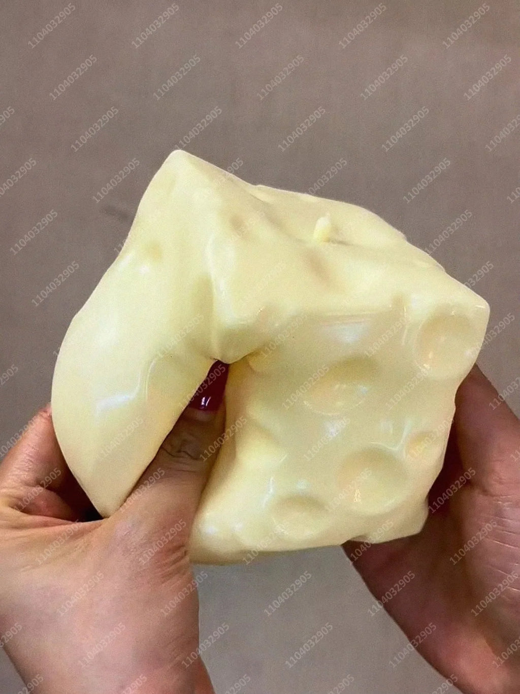 Squishy Cheese Cube Squeeze Toy, Stocking Stuffers for Kids Teens, Soft Simulation Food Squeeze Toy, Cute Desk Decor, Birthday Gift for Girls Boys, Office Classroom Squish Fidget Pack