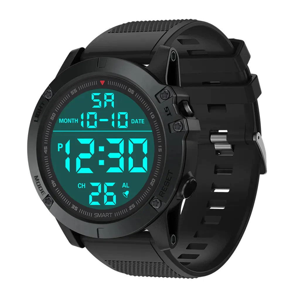 StealthDial D50 digital watch low-light display