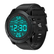 StealthDial D50 digital watch low-light display