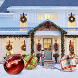 JumboJoy 23.6-Inch Inflatable Christmas Ornament – Outdoor PVC Holiday Decor