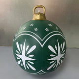 JumboJoy 23.6-Inch Inflatable Christmas Ornament – Outdoor PVC Holiday Decor