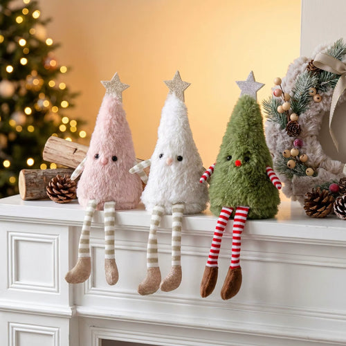 2026 Christmas Decorations Cute Plush Christmas Tree Doll Home Party Doll Decoration