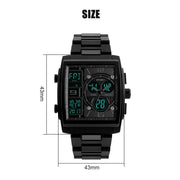 TriTrack X3 black sport watch lifestyle view