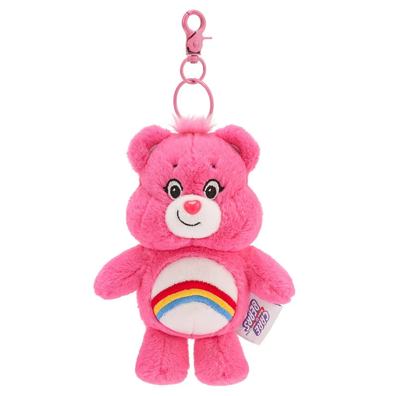 Genuine Carebears Bag Charms Scented Plush Keychain Stuffed Toys Keyring Keychain Backpack Charm