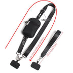 Phone strap size guide: adjustable 99–152 cm strap and 26.5 cm wrist strap