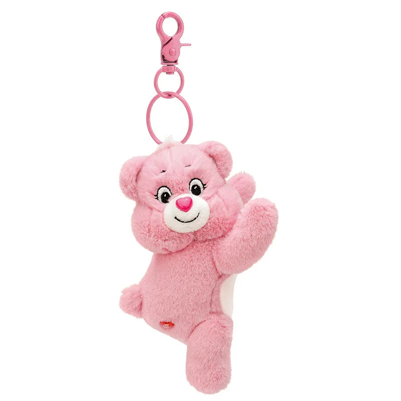 Genuine Carebears Bag Charms Scented Plush Keychain Stuffed Toys Keyring Keychain Backpack Charm