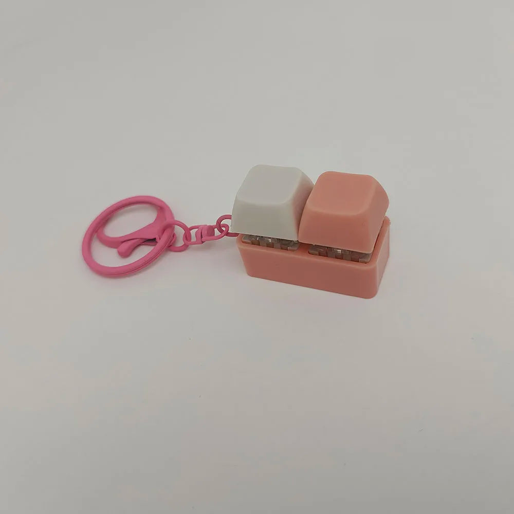 Mechanical Keyboard Pop Fidget Keychain Bag Charm