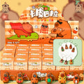 24 Pack of Adorable Capybara Bag Charm Keychain Mystery Blind Box