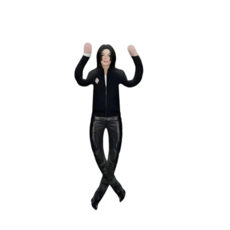 Michael Jackson Bendable Doll 6 Iconic MJ Era Styles, Bad, Smooth Criminal, Dangerous & 80s Pop Music Collectible, Stuffed Poseable Action Figure